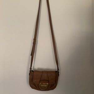 Michael Kors mini crossbody, brown leather